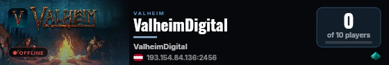 ValheimDigital live status badge