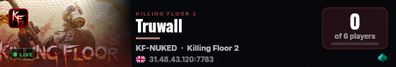 Truwall live status badge