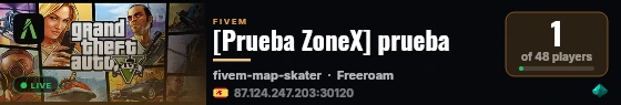 [Prueba ZoneX] prueba live status badge