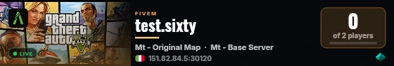 test.sixty live status badge