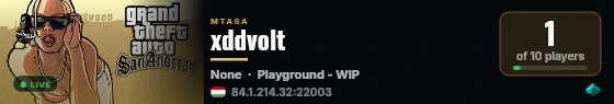 xddvolt live status badge
