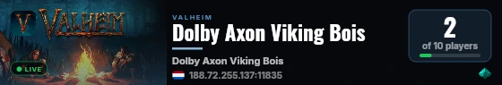 Dolby Axon Viking Bois live status badge