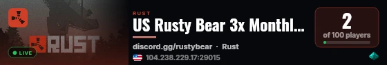 US Rusty Bear 3x Monthly Solo | No Offlines | Noob Friendly | L live status badge