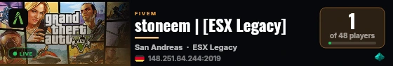 stoneem | [ESX Legacy] live status badge
