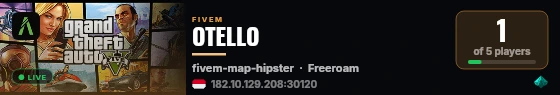OTELLO live status badge
