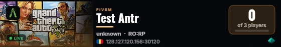 Test Antr live status badge