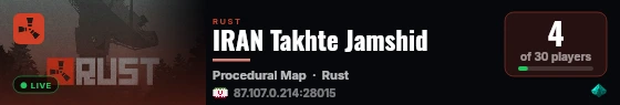IRAN Takhte Jamshid live status badge