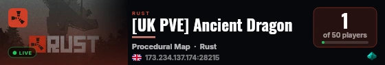 [UK PVE] Ancient Dragon live status badge