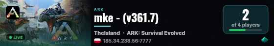 mke - (v361.7) live status badge