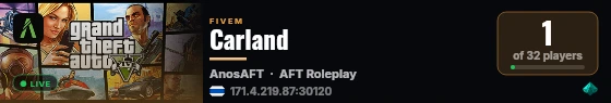 Carland live status badge