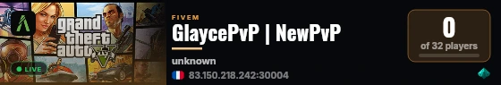 GlaycePvP | NewPvP live status badge