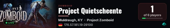 Project Quietscheente live status badge