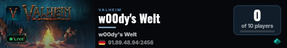 w00dy's Welt live status badge