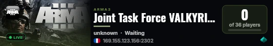 Joint Task Force VALKYRIE_26th Marine Expeditionary Unit live status badge