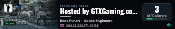 Hosted by GTXGaming.co.uk live status badge