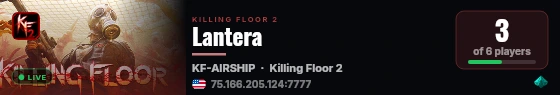 Lantera live status badge