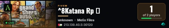 ^8Katana Rp ♫ live status badge