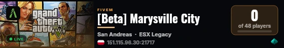[Beta] Marysville City live status badge