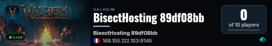 BisectHosting 89df08bb live status badge