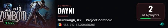 DAYNI live status badge