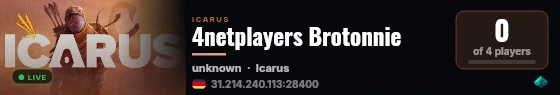 4netplayers Brotonnie live status badge