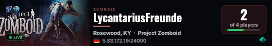 LycantariusFreunde live status badge