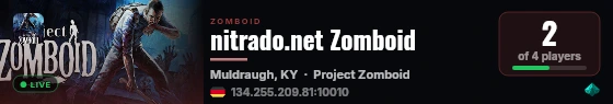 nitrado.net Zomboid live status badge