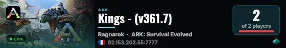 Kings - (v361.7) live status badge