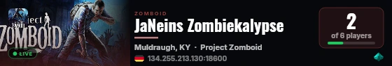 JaNeins Zombiekalypse live status badge