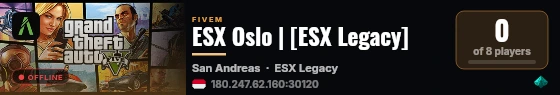 ESX Oslo | [ESX Legacy] live status badge