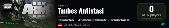 Taubes Antistasi live status badge