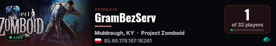 GramBezServ live status badge
