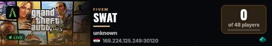 SWAT live status badge