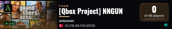 [Qbox Project] NNGUN live status badge