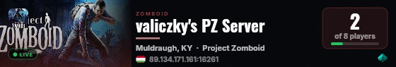 valiczky's PZ Server live status badge