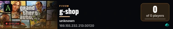 g-shop live status badge