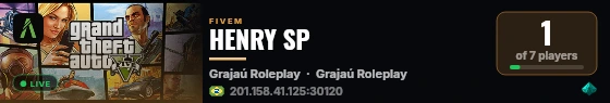 HENRY SP live status badge