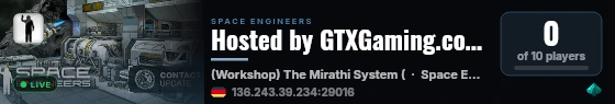 Hosted by GTXGaming.co.uk live status badge