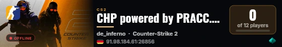 CHP powered by PRACC.COM live status badge