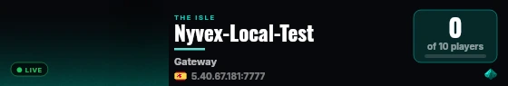 Nyvex-Local-Test live status badge