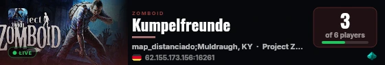 Kumpelfreunde live status badge