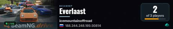 Everlaast live status badge