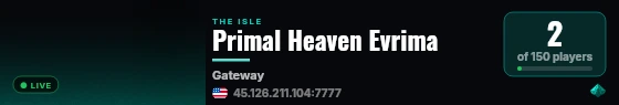 Primal Heaven Evrima live status badge
