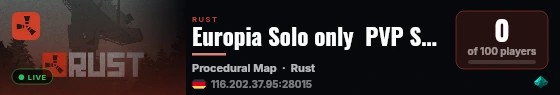 Europia Solo only  PVP Season 1 Wipe starts tues live status badge