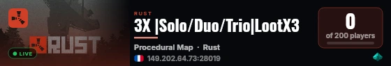 [EU] 3X | Solo/Duo/Trio | Fast Craft | Tier1 BP live status badge