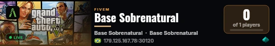 Base Sobrenatural live status badge