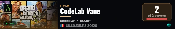 CodeLab Vane live status badge