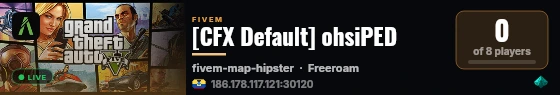 [CFX Default] ohsiPED live status badge