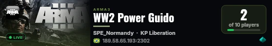 WW2 Power Guido live status badge