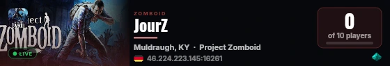 JourZ live status badge